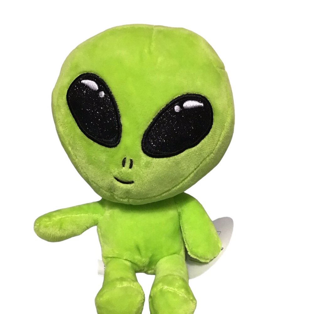 Galactic Space Alien Plush - Cute and Adorable Green Alien 11 Inch Plush